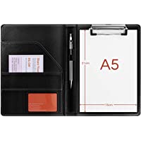 Carpeta A5 Portapapeles Carpetas Bloc de notas A5 Soporte Para bloc de notas- Organizador de Archivos- Con Bolsillo…